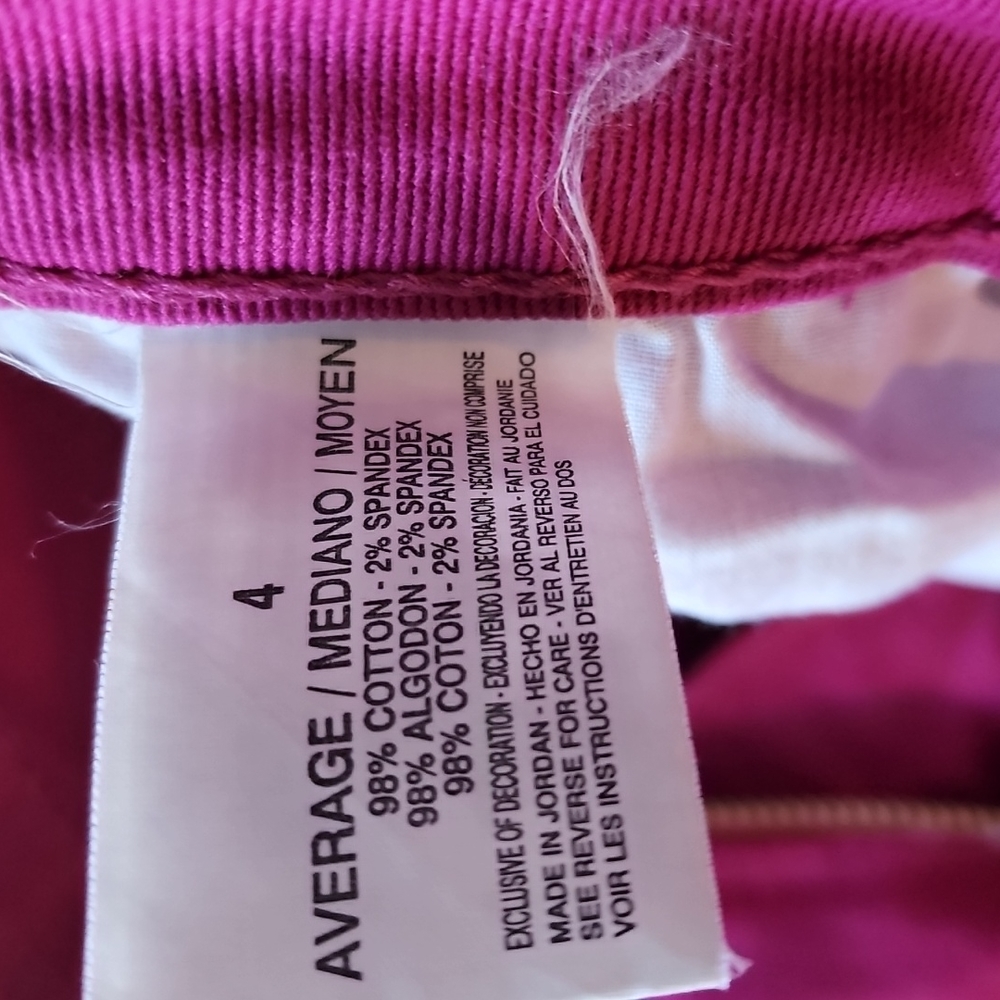 NWT Nine West Red Raspberry Capri - Picture 2 of 2